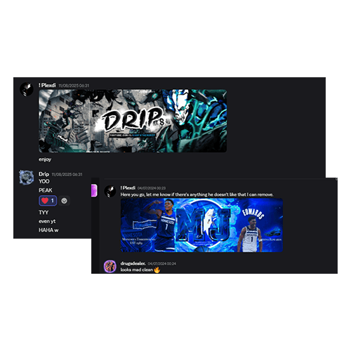 Client feedback and banner previews